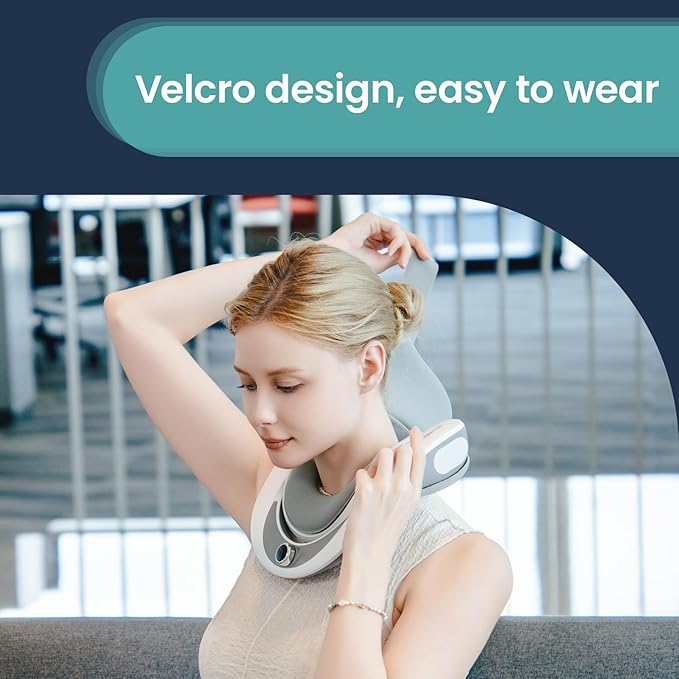 TYhealth Neck Traction Device: FDA-Cleared Electric Cervical Traction Device for Neck Pain Relief, Posture Correction & Muscle Relaxation | Neck Size: 12-16 inch