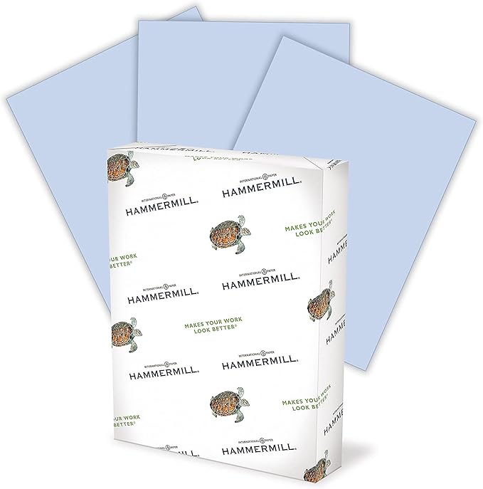 Hammermill Colored Paper, 20 lb Orchid Printer Paper, 8.5 x 14-1 Ream (500 Sheets) - Made in the USA, Pastel Paper, 103788R