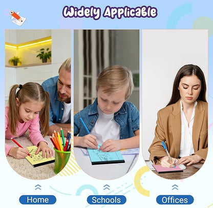 5 pcs Note Pads Legal Pads 5x8, Notebook College Ruled, Colored Legal Notepads, 5 Pack Micro Perforated Writing Pads, Lined Paper Pads, Pad of Paper for Office Home School, 30 Sheets/Pack