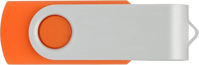 VICFüN 10 Pack USB Flash Drive 8GB Flash Drive Bulk USB 2.0 Thumb Drive Orange