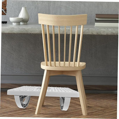 Non-Slip Plastic Footstool with Rocking Motion Under Desk Foot Rest for Office Home Use Lightweight Comfortable Feet Support Stool