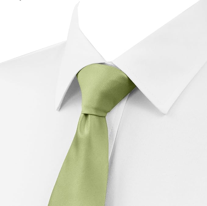 trilece Ties for Men - Men's Solid Color Ties - Formal Neckties for Men - Neck Tie for Man
