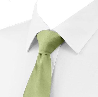 trilece Ties for Men - Men's Solid Color Ties - Formal Neckties for Men - Neck Tie for Man