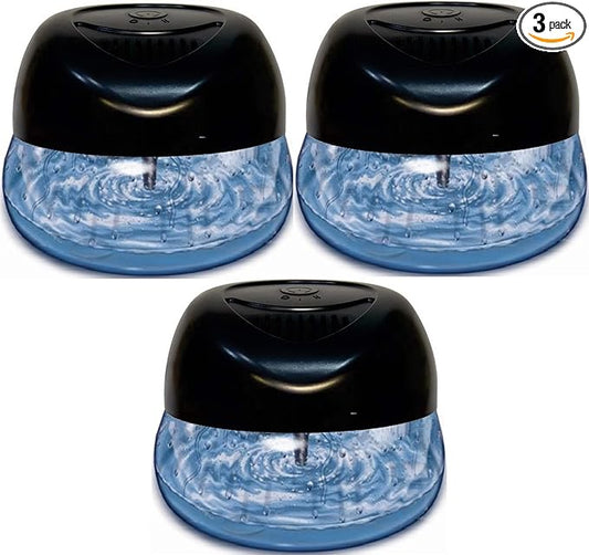 Bluonics Fresh Aire Water Air Washer, Air Revitalizer & Freshener with 4 Fragrance Bottles, 7-Color LED Night Light & White Noise Feature