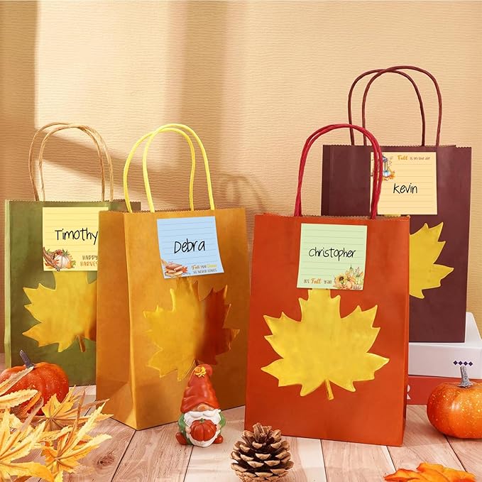 30 Pack Fall Bible Sticky Notes - 600 Sheets Christian Notepads Thanksgiving Sticky Notes Religious Bible Verse Quotes Notepads for Message Reminder Fall Thanksgiving Gifts