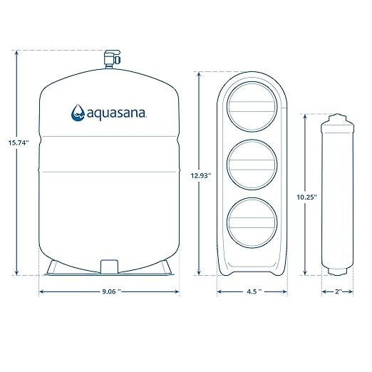 Aquasana SmartFlow® Reverse Osmosis Water Filter | RO Under Sink System | WQA Certified up to 99.99% of 90 contaminants Including Fluoride, PFAS, Arsenic, Lead, and Chlorine | Chrome Faucet