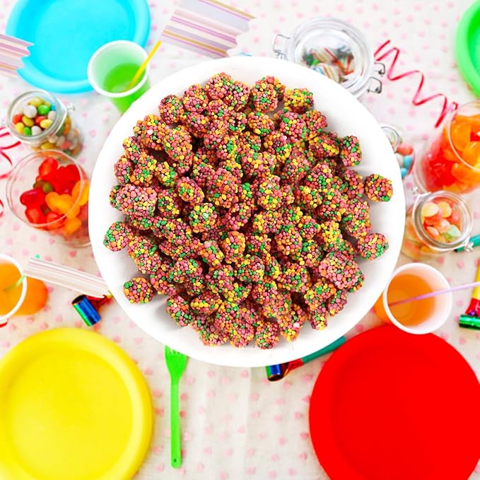 Gummy Clusters Rainbow, 2lb Pack of NerdsGummy Clusters Bulk, Perfect Gummy Candy Snack for Parties, Birthdays, Holidays, Gift Bags, Office Treats and Everyday Enjoyment