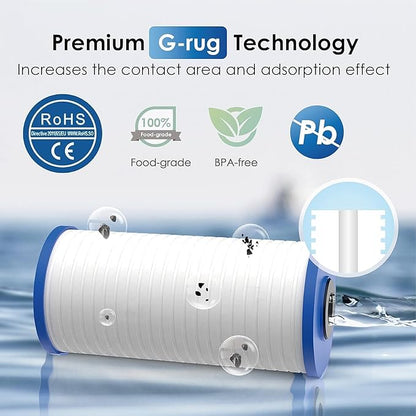 Waterdrop AP810 Whole House Water Filter Replacement for 3M® Aqua-Pure AP810, AP801, AP811, Whirlpool® WHKF-GD25BB, WHKF-DWHBB, 10" x 4.5", 1 Pack