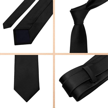 Solid Color Ties for Men 3.15" Mens Tie Classic Formal Neck Ties Mens Neckties for Men Business Wedding Casual