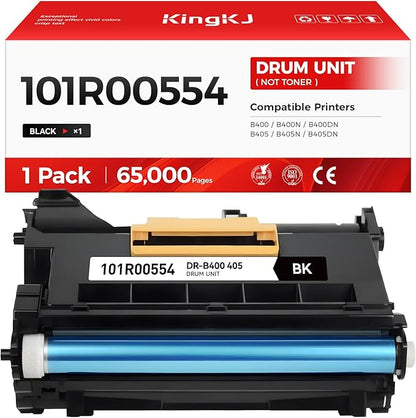 VersaLink B400 B405 Drum Unit (Not Toner) Black 1-Pack Replacement for Xerox 101R00554 Image-Drum Compatible with Xerox VersaLink B400 B400N B400DN B405 B405N B405DN Laser Printer All-in-One Copier