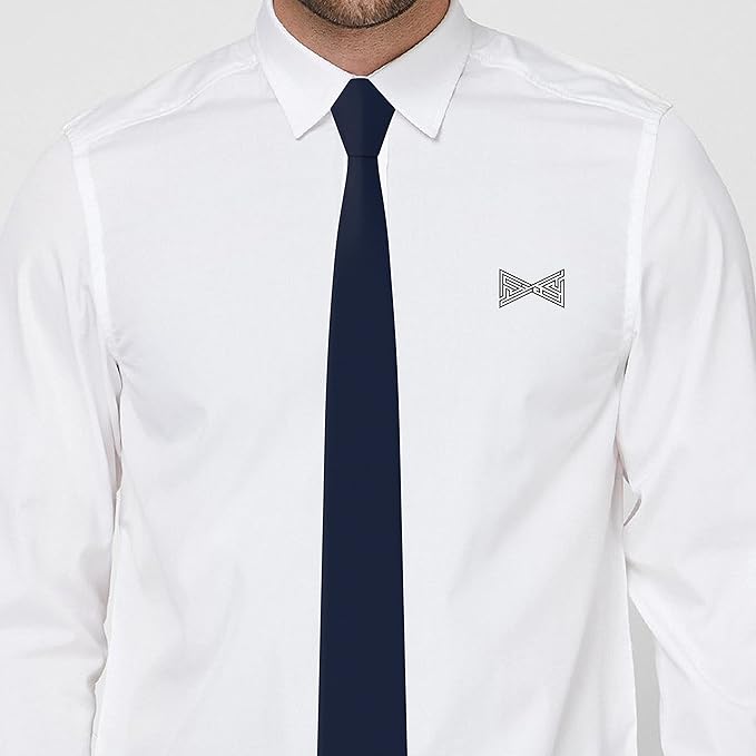 Men's Oxford Matt Neckties Solid Color for Adults Tuxedo Classic Design, by Bow Tie Hosue