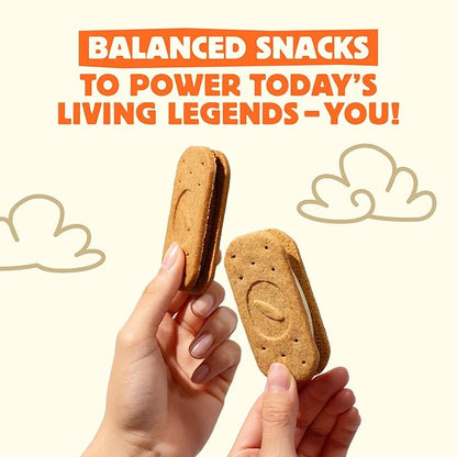 Olyra Variety Pack Sandwich Breakfast Biscuits, Healthy Snacks for Adults and Kids, Low Sugar, Organic Cookies, Office Snacks, USDA Certified, Non GMO 24 Packs