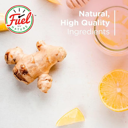Fuel by Nature Dried & Crystallized Ginger Healthy Snack, High Energy Treats for Snacking, Bulk Dried Candied Ginger, 1lb