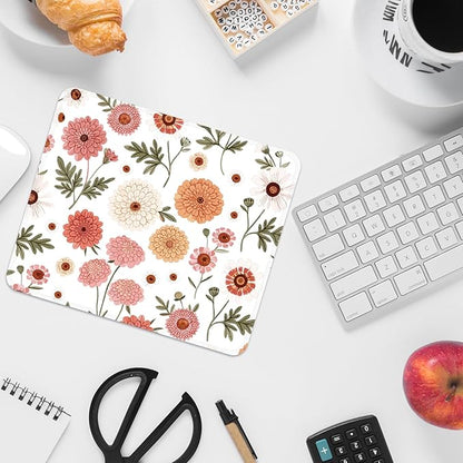 Square Mouse Pad with Stitched Edge, Premium Mousepad Washable Cloth. Computer Mouse Pad with Non-Slip Rubber Base, Mouse Pads for Computers Laptop Mouse 9.25x7.75x0.12 inch-Inulin