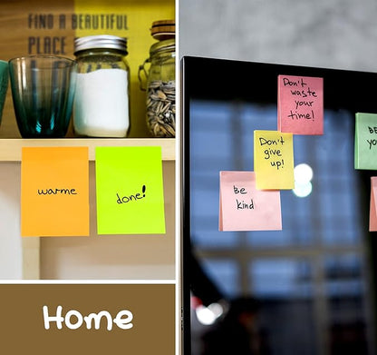 1200 Sheets Mini Sticky Notes - 2 x 1.5 Small Sticky Pads, Clean Removal, Bright Colors Self-Stick Pads - Colorful Notes for Office, Home, School (12 Colors)
