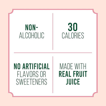 Maison Perrier Chic Peach Spritzer Flavored Sparkling Beverage, Low Calorie, Mocktail, 24-Pack