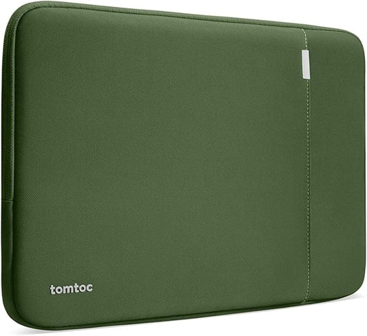 tomtoc 360 Protective Laptop Sleeve for 14-inch MacBook Pro M5/M4/M3/M2/M1 Pro/Max A3434 A3112 A3401 A3185 A2992 A2918 2025-2021, Water-Resistant Case Bag with Accessory Pocket for 13.8 Surface Laptop