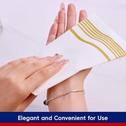 600 Pack Paper Napkins, 3-Ply Guest Towels Disposable Dinner Napkins, Soft and Absorbent Party Napkins for Bathroom,Wedding and Events