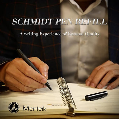 Personalized Matte Black Forest Rollerball Pen, Luxury Pen with Schmidt Black Ink Refill, Fancy Pen Gift Set for Men & Women, Business Signature, Executive, Office, Nice Fancy Designer Pens