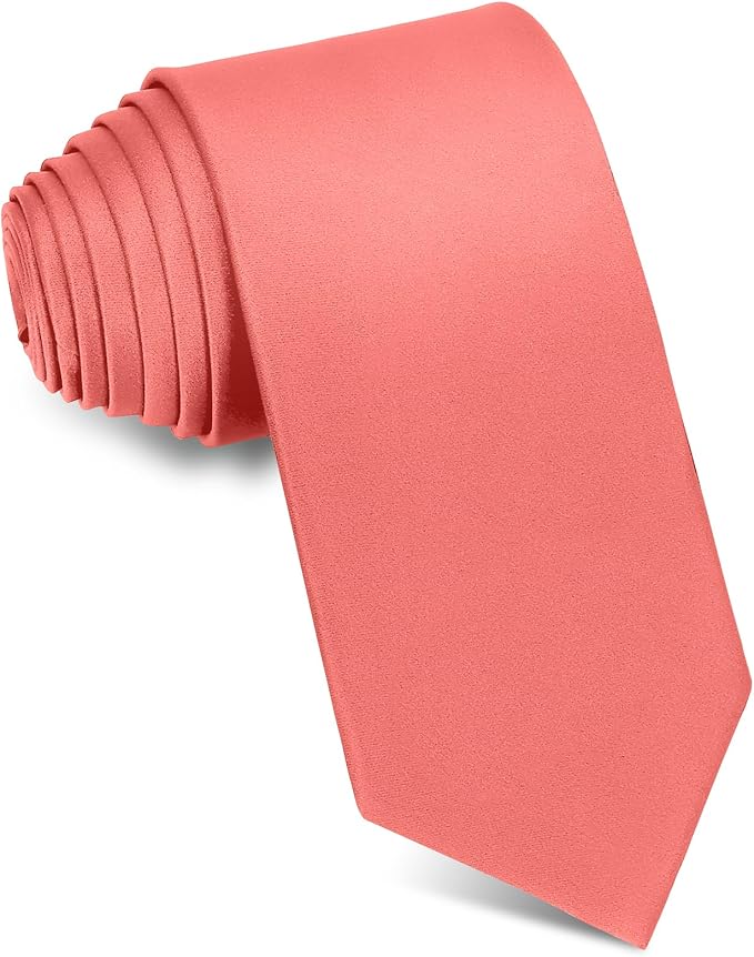 Men's Ties Solid Pure Color 3.15" (8CM) Necktie Plain Formal Business Wedding Black Ties For Men