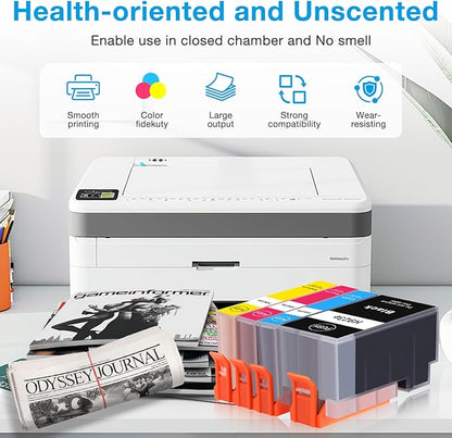 923XL 923e Ink Cartridges for HP OfficeJet Pro 8135 8130 8139 8138 8122 8120 8124 8125 8130 8132 8134 Printers (4 Pack with Chip)