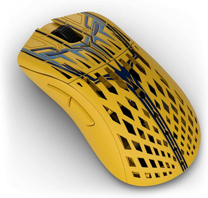 PWNAGE Stormbreaker Max CF Wireless Gaming Mouse 8kHz - 45grams Ultralight Esports Pro Gamer Flawless Professional Xero PAW3950 Optical Sensor 36,000 DPI - 8000Hz -100% PTFE Large Ergo -Solar Blitz