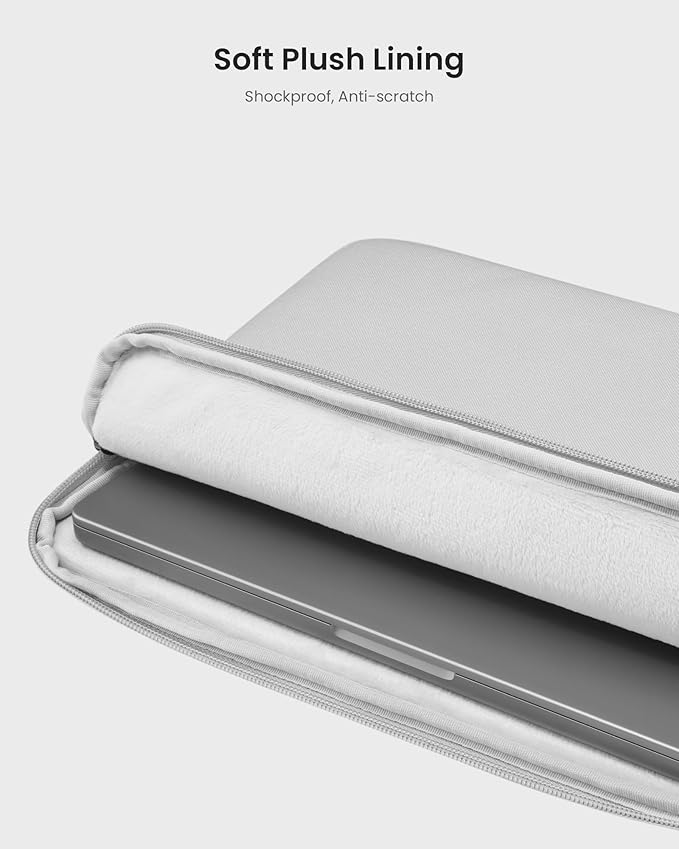 tomtoc Slim Laptop Sleeve for 14-inch MacBook Pro M5/M4/M3/M2/M1 Pro/Max 2025-2021, Water-Resistant Protective Case for 13.8 Inch Surface Laptop AI PC, Accessory Bag