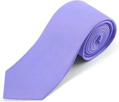 Black Ties For Men Solid Pure Color Formal Neckties 3.15" (8CM) Men's Tie for Business and Wedding with Gift Box