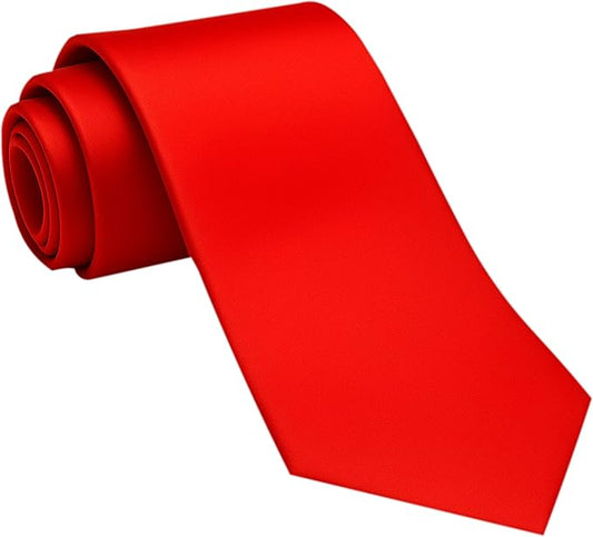 Dibi Solid Color Ties for Men, Formal Mens Ties, Neck Tie, Classic Tie for Boys Women Teens, Wedding Business Costume Necktie
