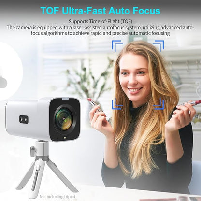TOALLIN 4K 60FPS Box Video Camera, 20X Optical Zoom, Support PoE/SDI/HDMI/USB, TOF AutoFocus, Built-in Dual Mics, Live Streaming Camera for Church Worship Online Education & Video Conferencing
