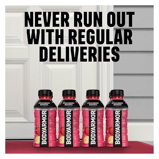 BODYARMOR Sports Drink Sports Beverage, Blackout Berry, Coconut Water Hydration, Natural Flavors With Vitamins, Potassium-Packed Electrolytes, Perfect For Athletes, 28 Fl Oz (Pack of 15)