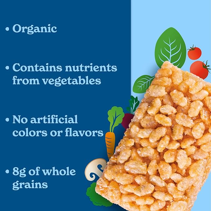 MadeGood Crispy Squares, Vanilla (36 Count) Gluten Free Snacks