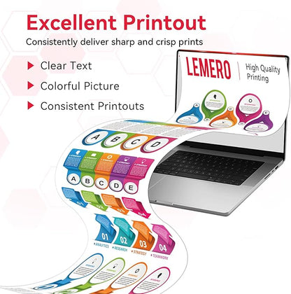 LEMERO 067H Black Toner Compatible for Canon 067H Toner Cartridges Set Work for Canon 067H 067 Black Toner for Canon MF656Cdw MF654Cdw MF653Cdw LBP632Cdw Printer (2 Black,067H Black Toner Cartridges)