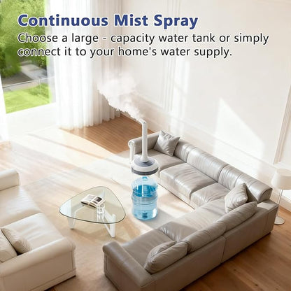 Humidifier Large Room 1000 sq.ft. AILINKE Whole house & Commercial Humidifier 800ml/h Mist Output, Tankless Ultrasonic Cool Mist Industrial Humidifiers for Home, Office, Plants, Greenhouse, Warehouse