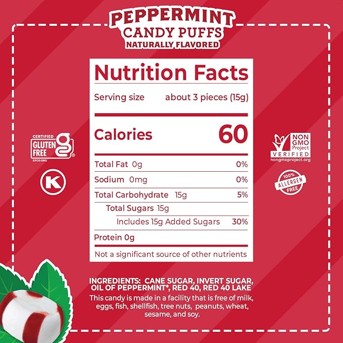Red Bird Soft Peppermint Candy Mints, Bulk Candy Individually Wrapped, Branded Wrapper, 1000 ct