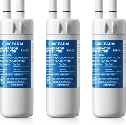 Water Filter Replacement Compatible with EDR1RXD1, Filter 1, W10295370A, EDR1RXD1B, WHR1RXD1, KAD1RXD1, P8RFWB2L, P4RFWB, WD-F38, 46-9081, 46-9930, 3 Pack