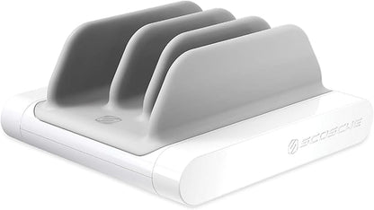 Scosche BLMD BaseLynx Vert Modular Charging Station for PD 3.0, USB-C and USB-A Devices, White