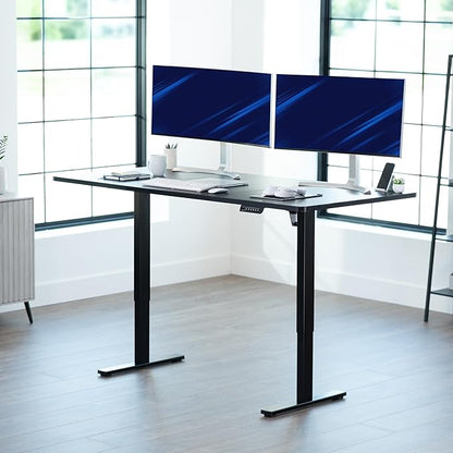 VIVO Electric 71 x 36 in Standing Desk, Memory Height Adjustment, 1B Series, Black Top Black Frame, DESK-KIT-1B7B-36