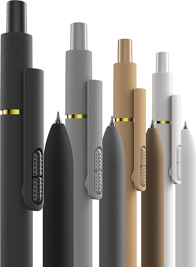 Fidget Gel Pens 16 Pack-0.7mm Fine Point Black Ink, Smooth Writing Pens, Quick-Dry Black Ink for Journaling, School & Office Supplies, Long Lasting Aesthetic Pens, Gift for Men (Classic Color)