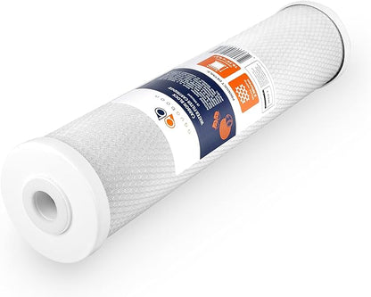 Aquaboon Carbon Water Filter Replacement - 5 Micron Water Filter 20 x 4.5 inch - Whole House CTO Carbon Block Water Cartridge Compatible with FC25B, EPM-20BB, CB-BB-20, 155783-43, 4 Pack