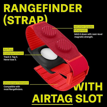 Spigen MAG-iT Magnetic Golf Rangefinder Strap Designed for AirTag/TagMe Tracker and GPS for Golf Cart