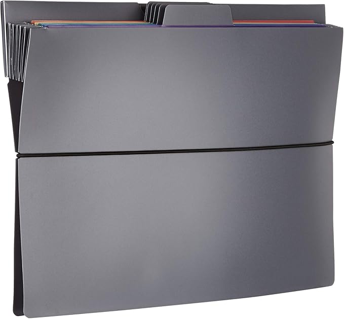 Amazon Basics 36-inch Hanging File Folders - Multicolor Letter Size File Organization System - Vertical Paper Storage for Home Office, School & Classroom