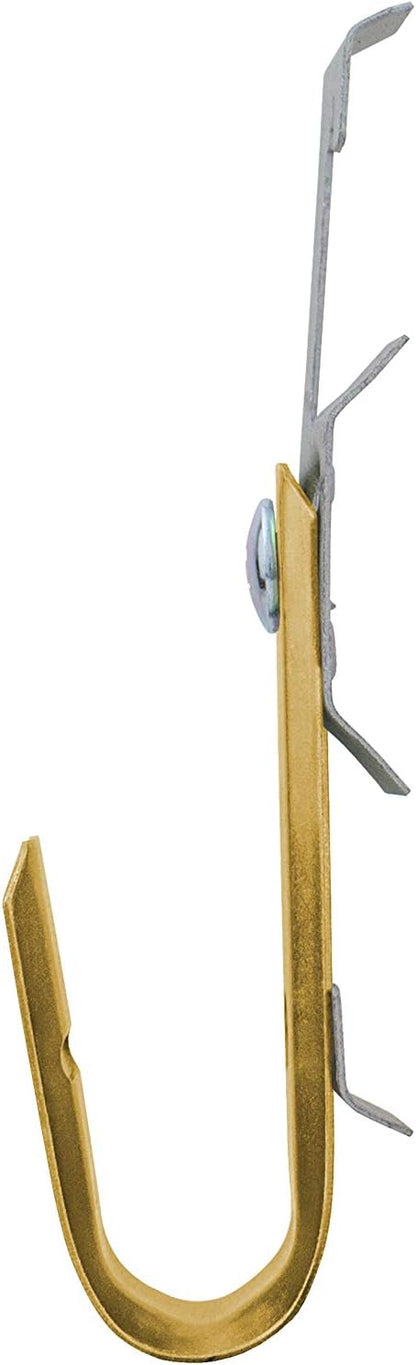 3/4 Heavy Duty Metal Cable & Wire Support Batwing J-Hook Hangers with Bat Wing Clip for attaching ceiling wire & threaded rod for Cable & Wire Management
