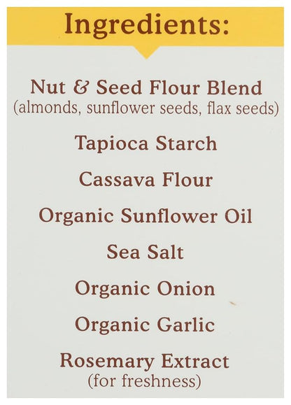Simple Mills Almond Flour Crackers, Fine Ground Sea Salt, 4.25 Oz (Pack of 2)