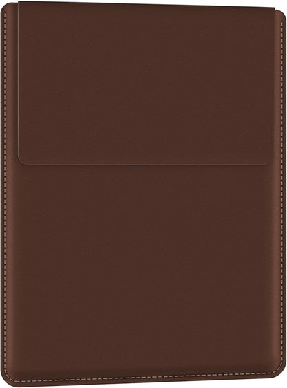 BVYA 12-13.3" Laptop Sleeve, PU Leather Laptop Case Compatible with MacBook Air 13 2018-2022 (M2 A2681 M1 A2337), Compatible with MacBook Pro 13 2016-2022 (M2 A2686 M1 A2338 A2251 A2289 A2159)