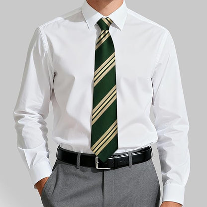 Fineknot Ties for Men, Jacquard Neck Ties, Mens Plaid Paisley Striped Tie, Classic Floral Mens Ties for Wedding Business
