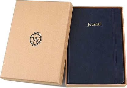 Wykeham's Executive 2026 Undated Daily Journal Planner – Customization Available (Royal Blue, 8.5"×5.5" - Undated)