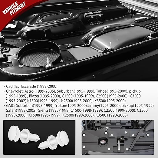 Nilight 40PCS Nylon Front Bumper Push-Type Retainer Clips-91503-SZ3-003 10mm Compatible with Honda and Acura Car Push Retainer Kit 2 Years Warranty