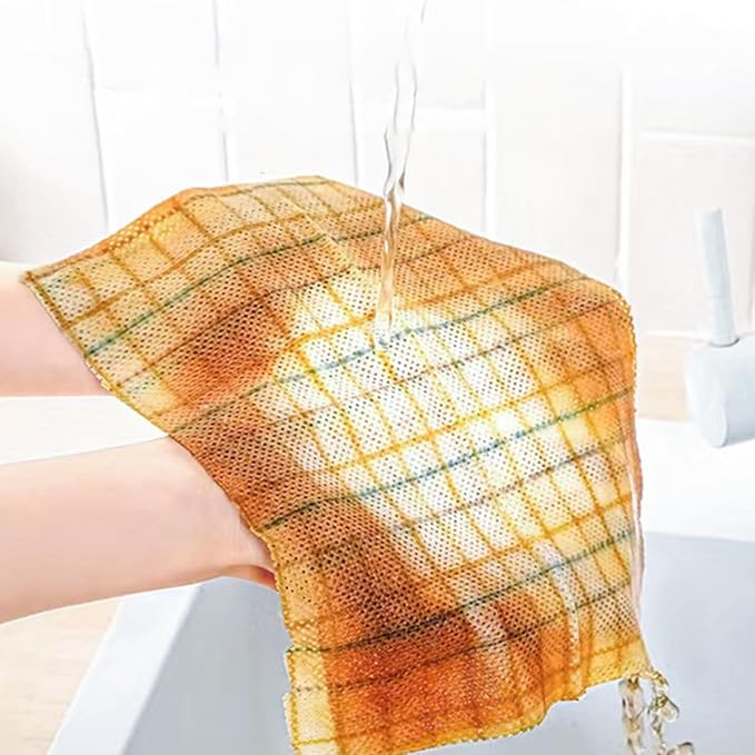 Disposable Kitchen Dish Cloths and Tableware Wipes, 30×42cm, 30pcs, Dual-use Cleaning Cloths for Dishwashing and Household Cleaning