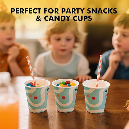 RACETOP [300 Pack] Paper Cups 3 oz, Bathroom Cups 3 oz, Disposable Bathroom Paper Cups, Small Mouthwash Cups, Ideal for Party